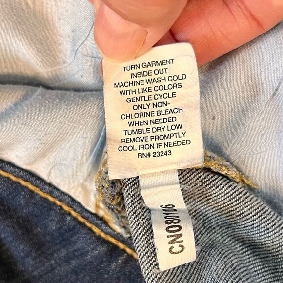 New York & Company Distressed Patch Denim Jeans 14 - Picture 9 of 12